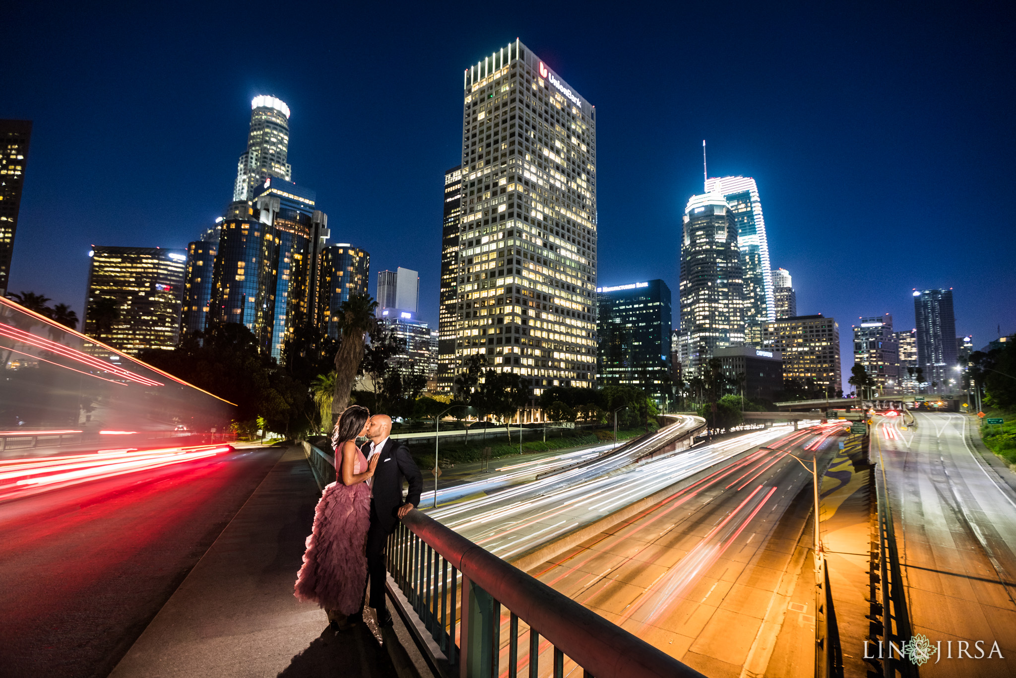 0054 BJ Los Angeles Arts District Engagement Photography