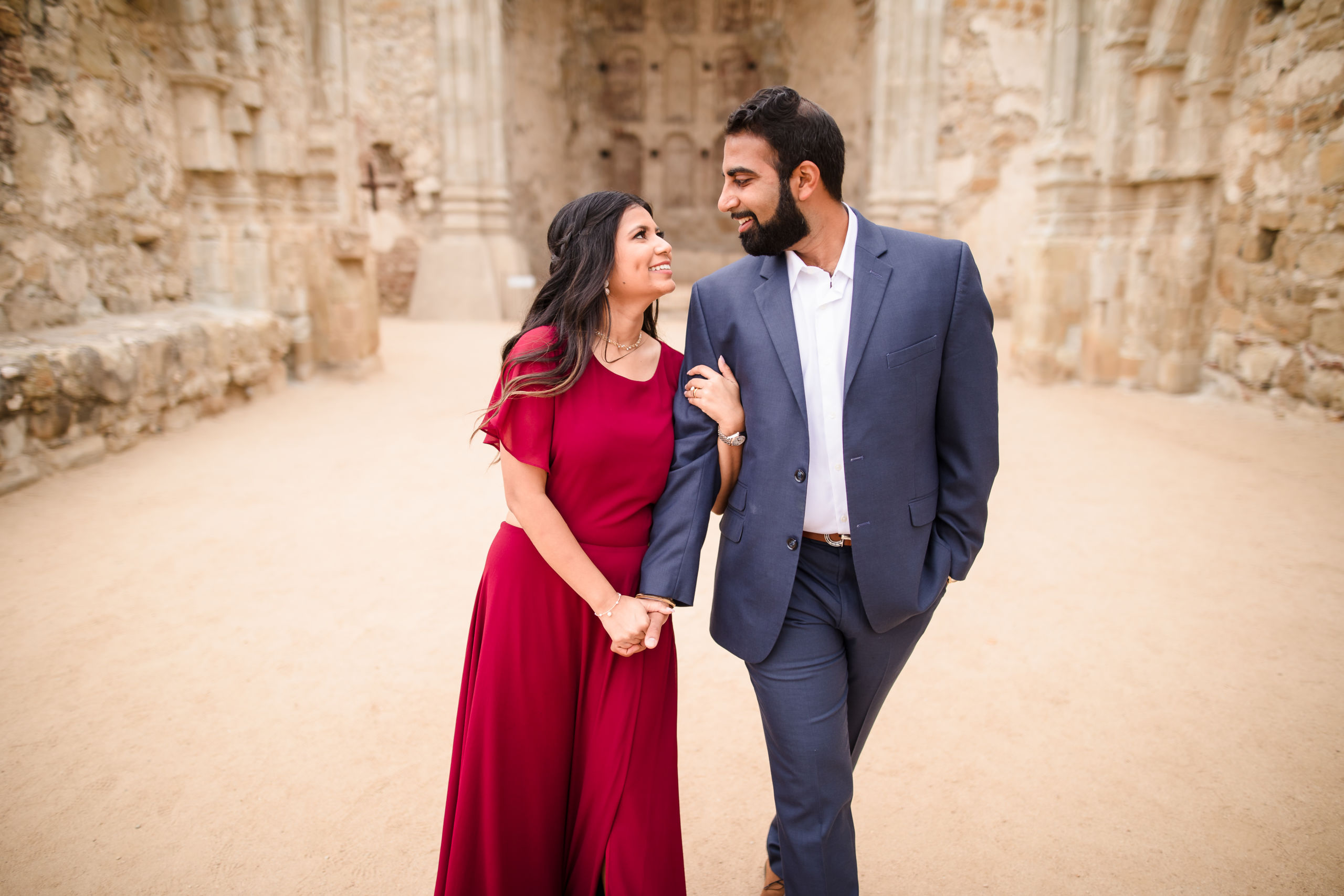 0068 MD Mission San Juan Capistrano Engagement Photograhpy