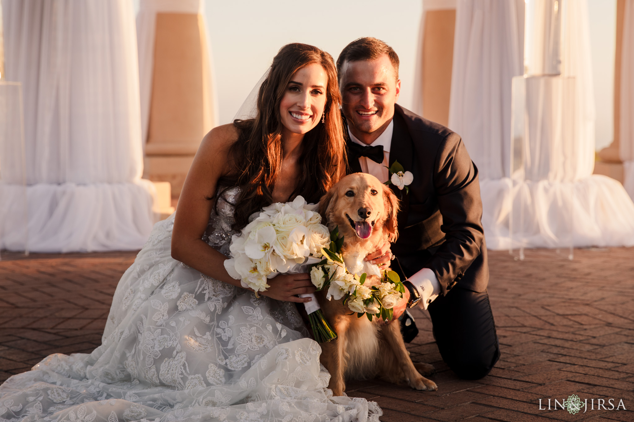 015 pelican hill orange county wedding couple dog photography