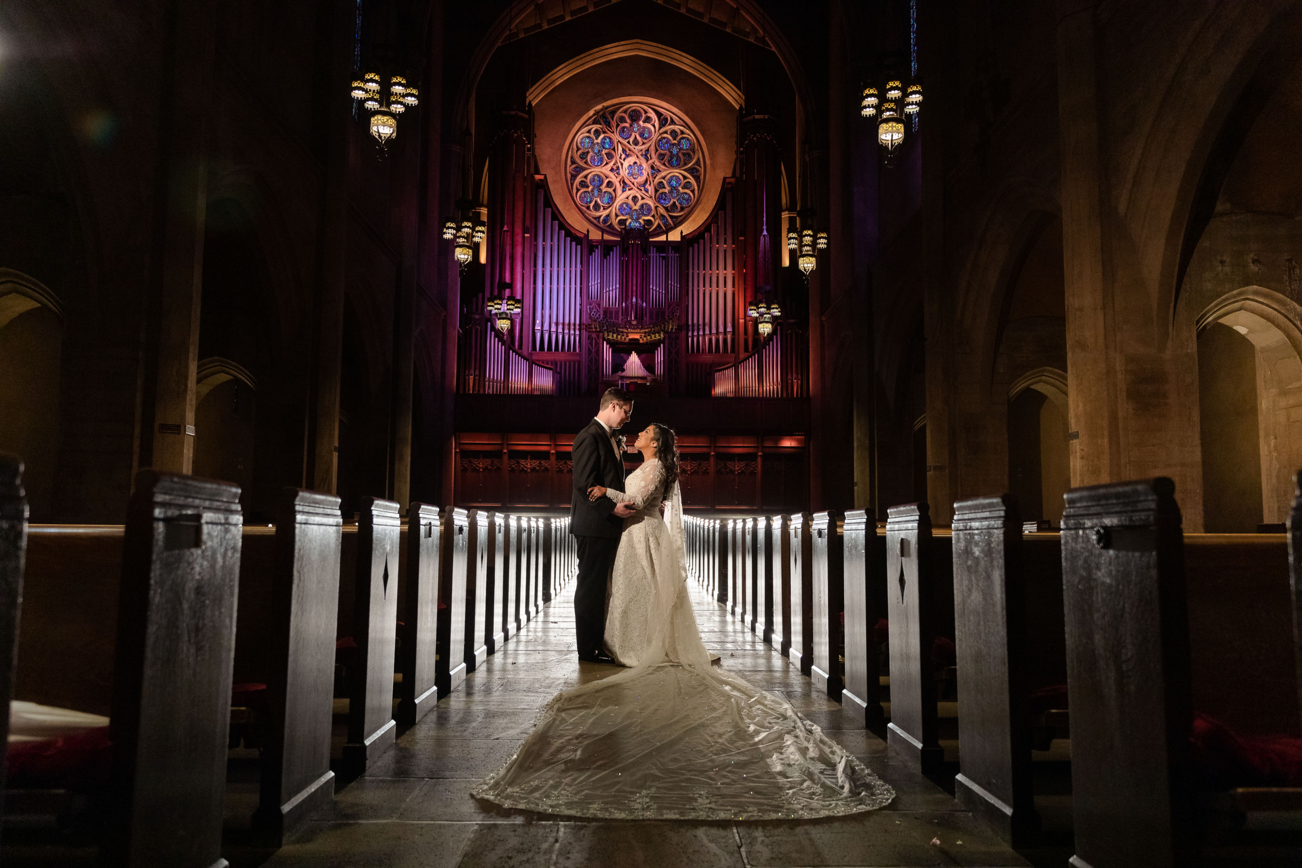 0372 PJ First Congressional Church Glendale Los Angeles County Wedding Photography