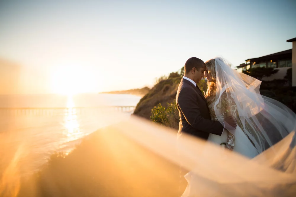 Santa Barbara wedding photographer Montecito foothills Bacara Resort magical sunset