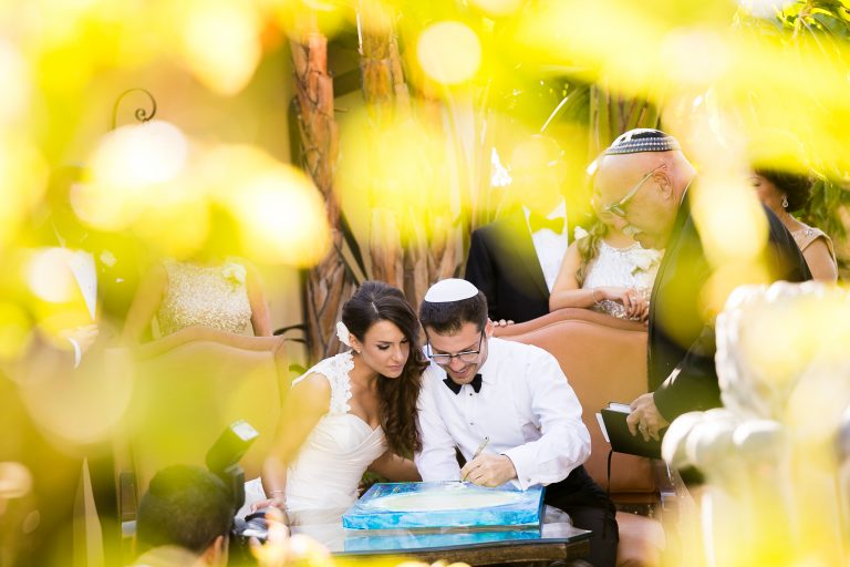 The Ketubah Signing Tradition |  Jewish Wedding Photography