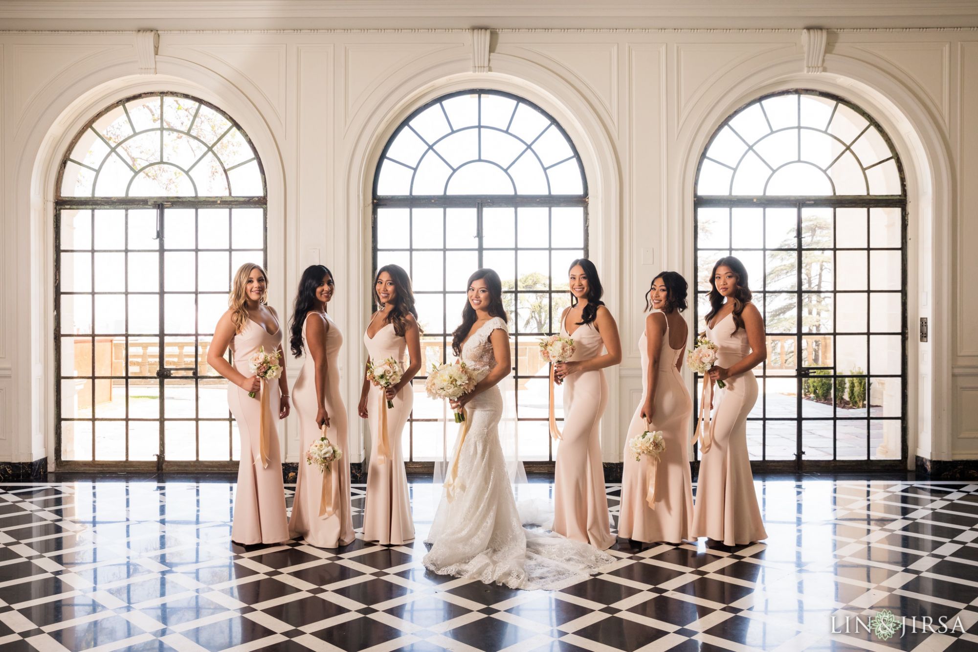 greystone mansion los angeles bridesmaids wedding photography 2000x1333