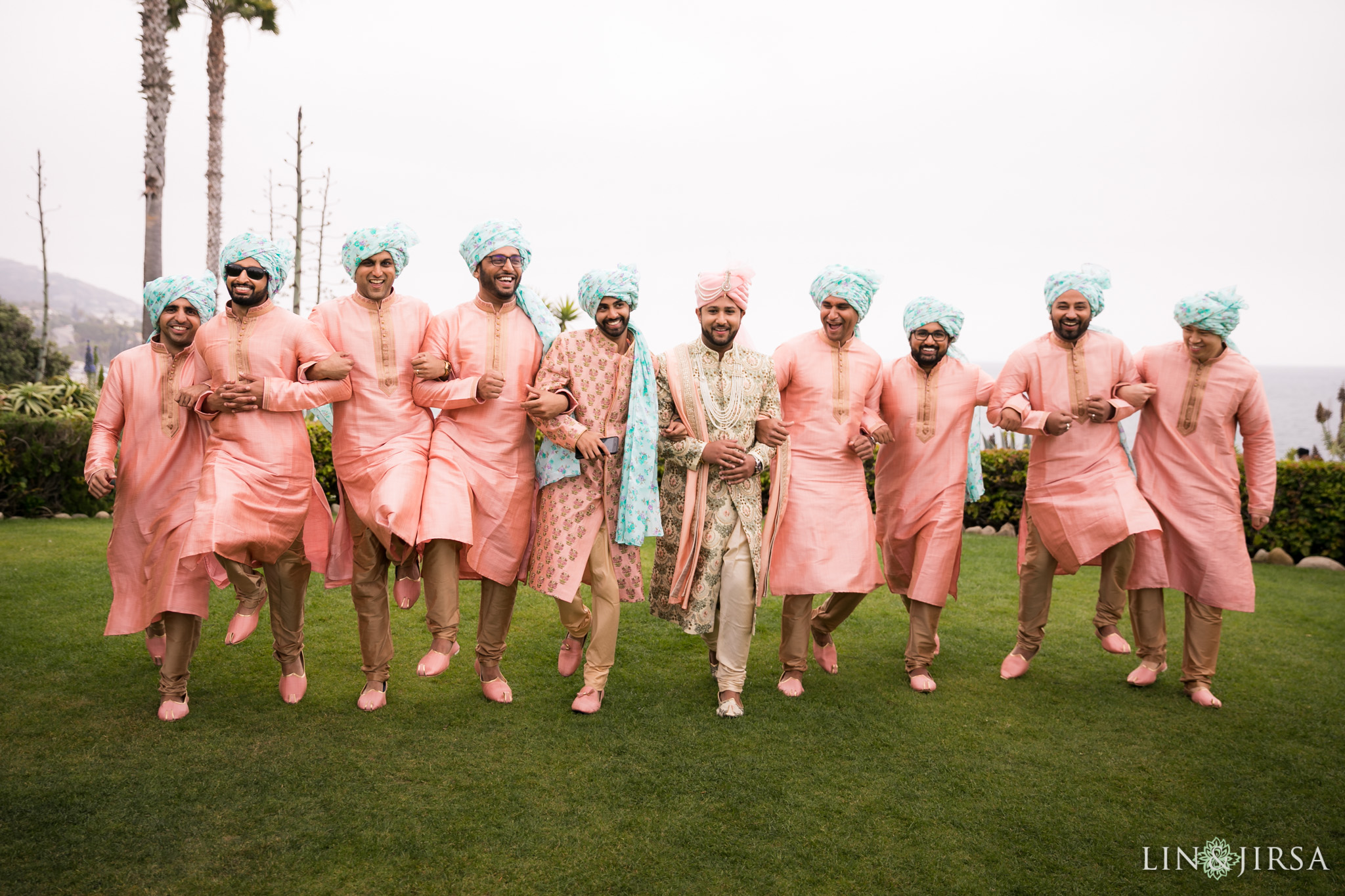 09 montage laguna beach orange county indian groomsmen wedding photography