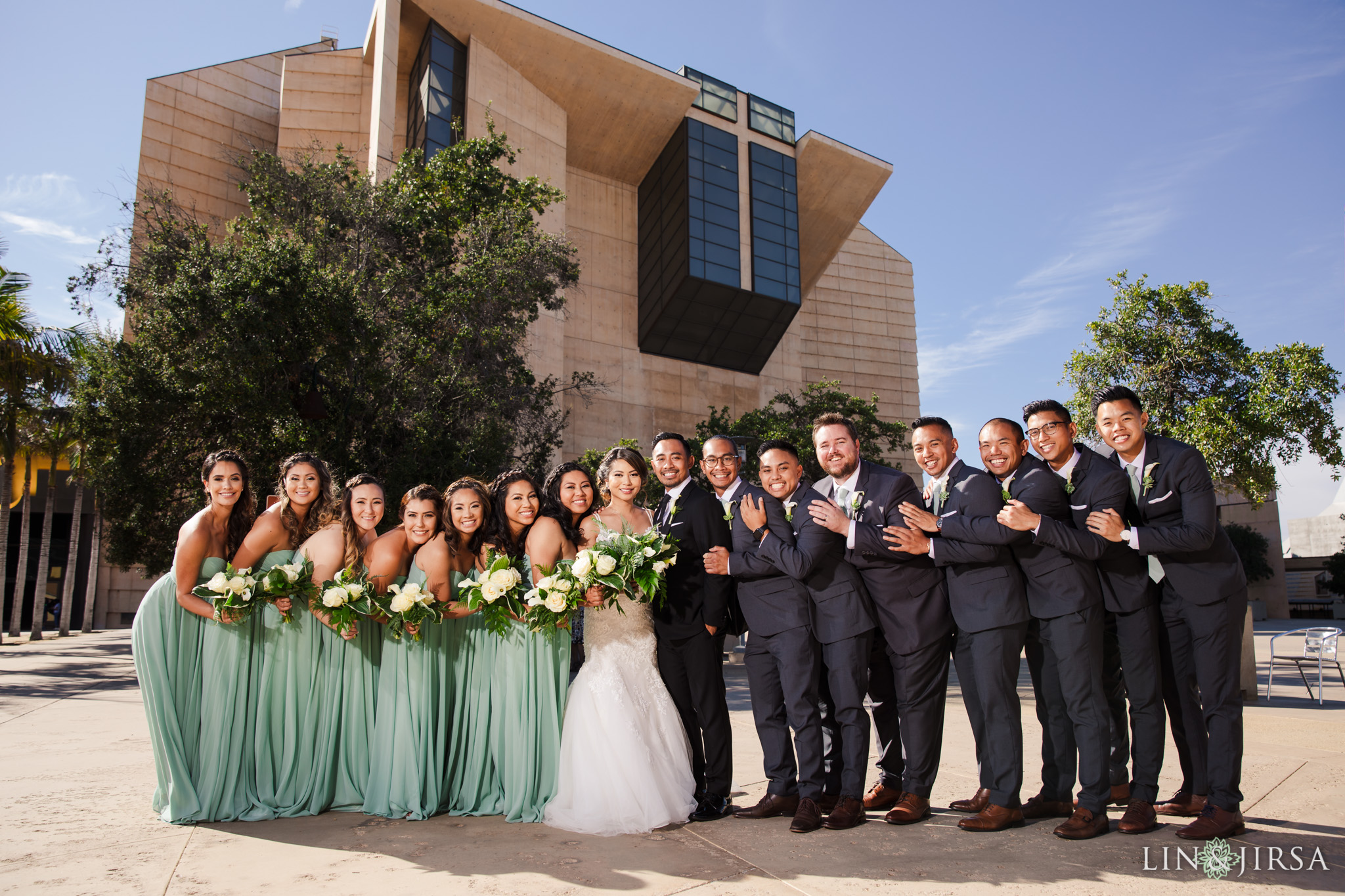 the ebell of los angeles wedding party