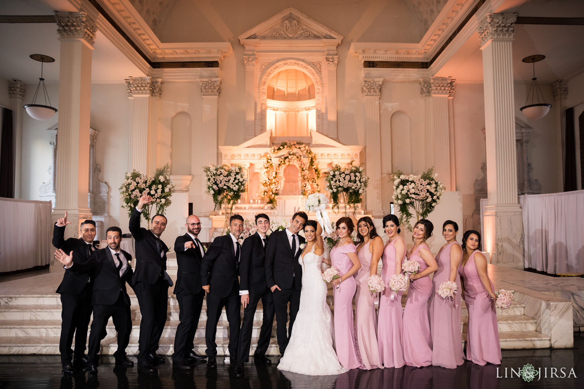 11 vibiana los angeles wedding party photography 1