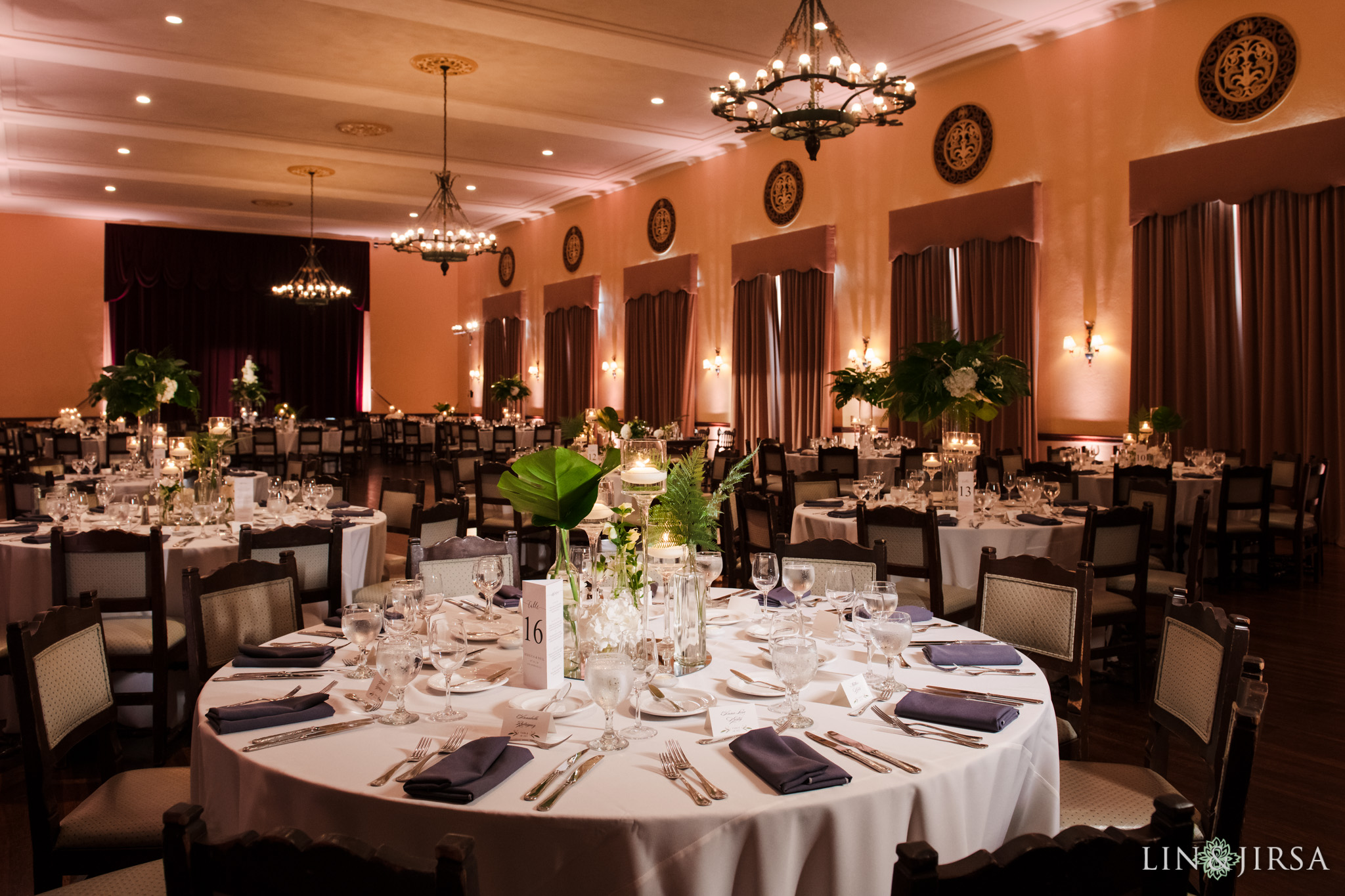 the ebell of los angeles wedding reception details