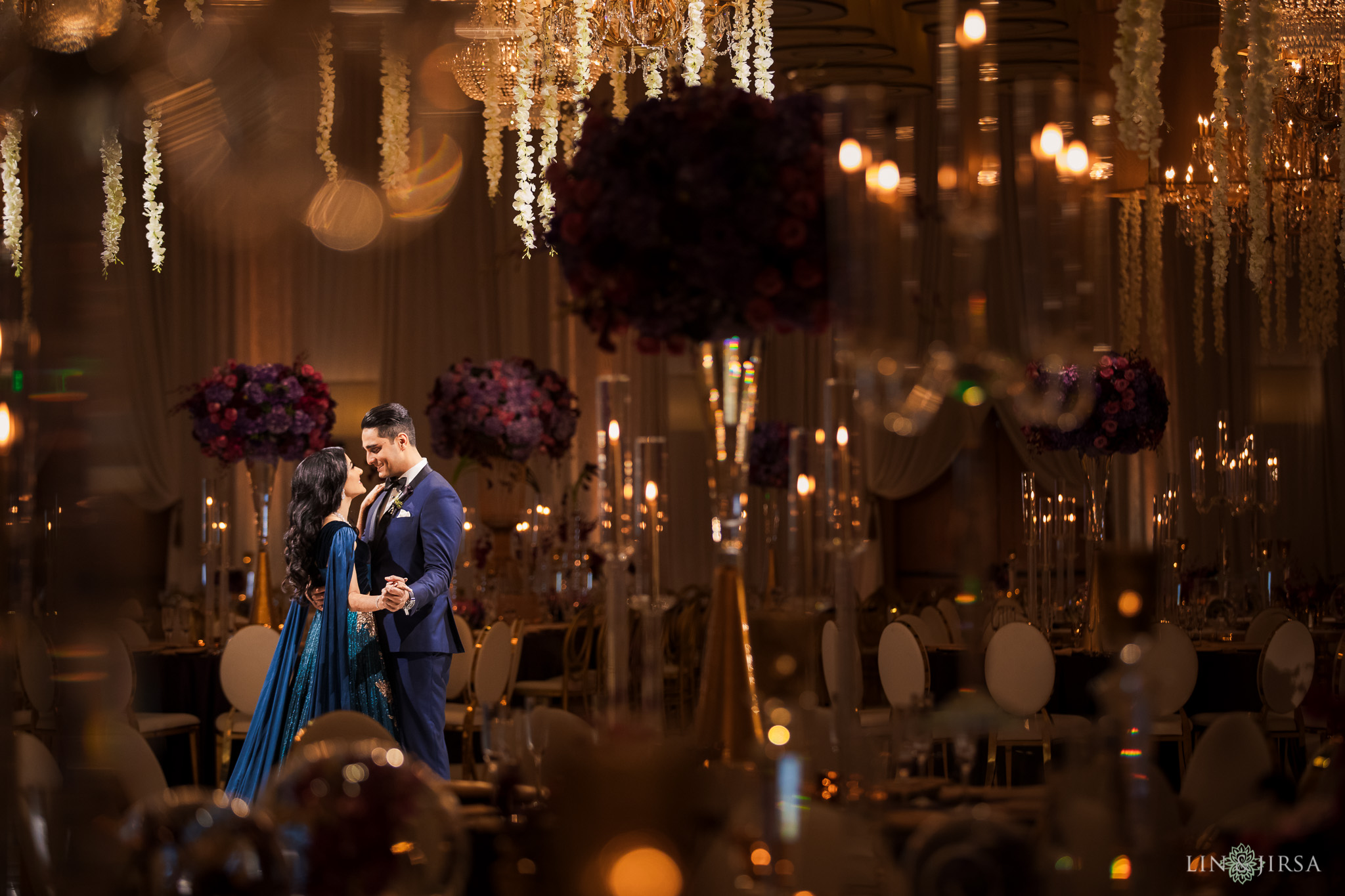 17 LH Terranea Resort Rancho Palos Verdes Indian Wedding Reception Photography