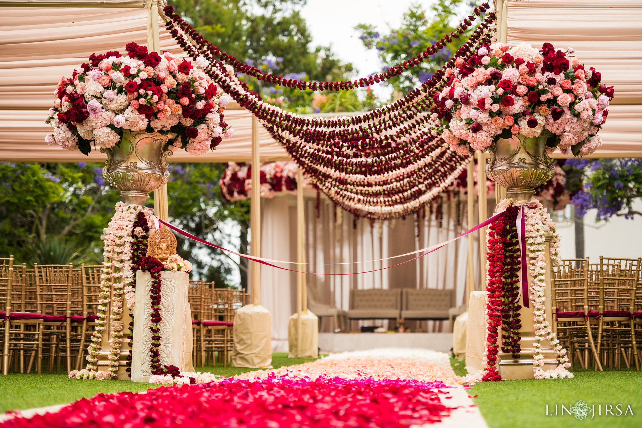 18 monarch beach resort dana point indian wedding ceremony florals photography