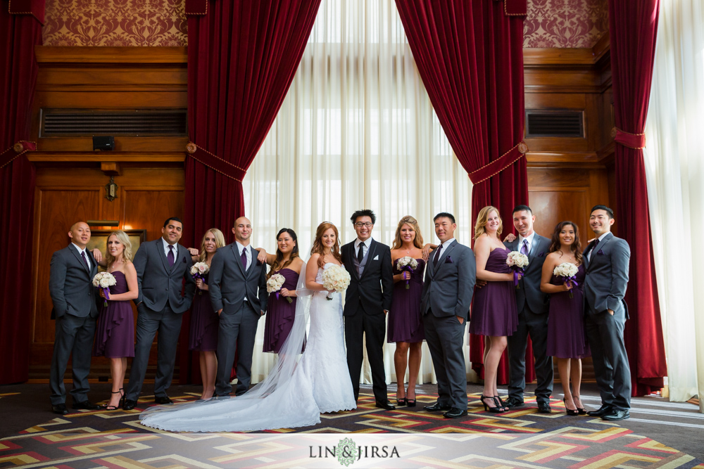 19 the los angeles athletic club los angeles wedding photographer wedding party photos