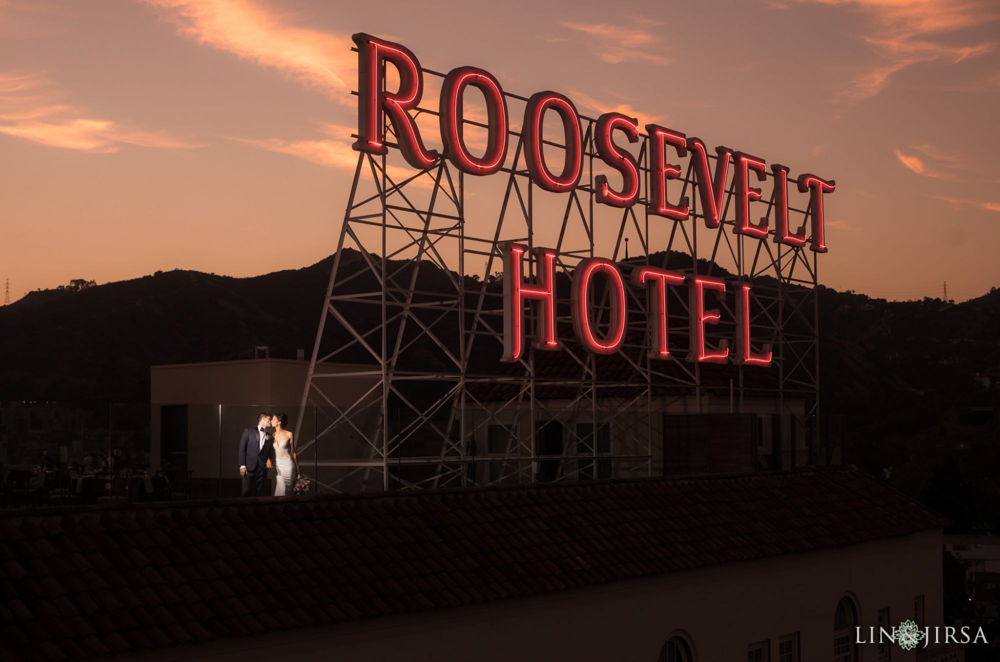 Roosevelt Hotel Hollywood Stylized Shoot Landscape Flash