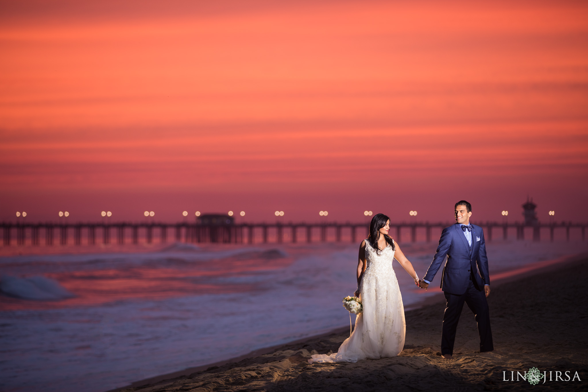 28 hyatt regency huntington beach sunset wedding photography