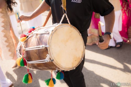 Baraar Music Dhol Player Mountain Winery Fairmont San Jose Wedding Photography