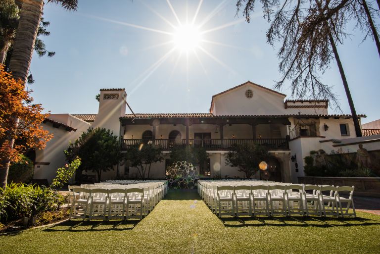 Bowers Museum wedding venue