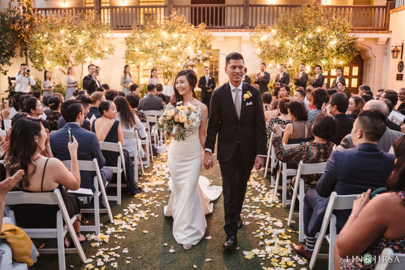 Wedding reception at Bowers Museum Santa Ana Orange County
