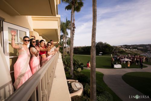 Bride Ritz Carlton Laguna Niguel Wedding Photography Baraat Indian Wedding Tradition