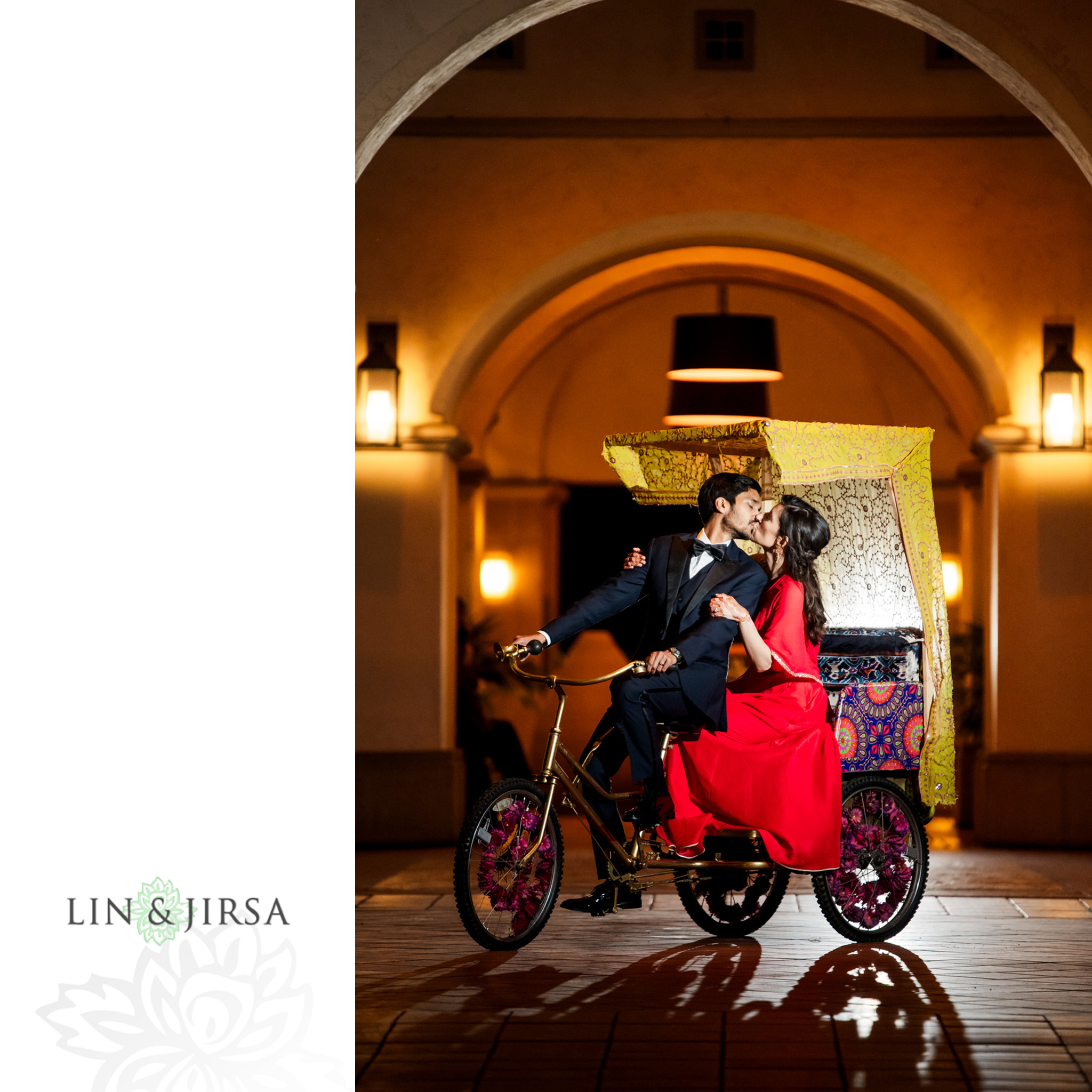 Hilton Mission Bay San Diego South Asian Wedding Photography night shot