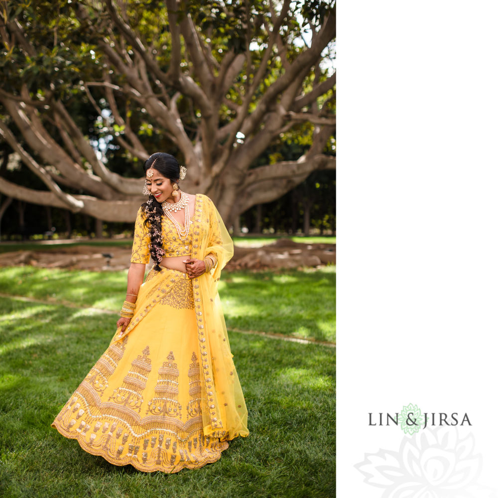 Hotel Irvine Indian Wedding Photography Bride Portrait