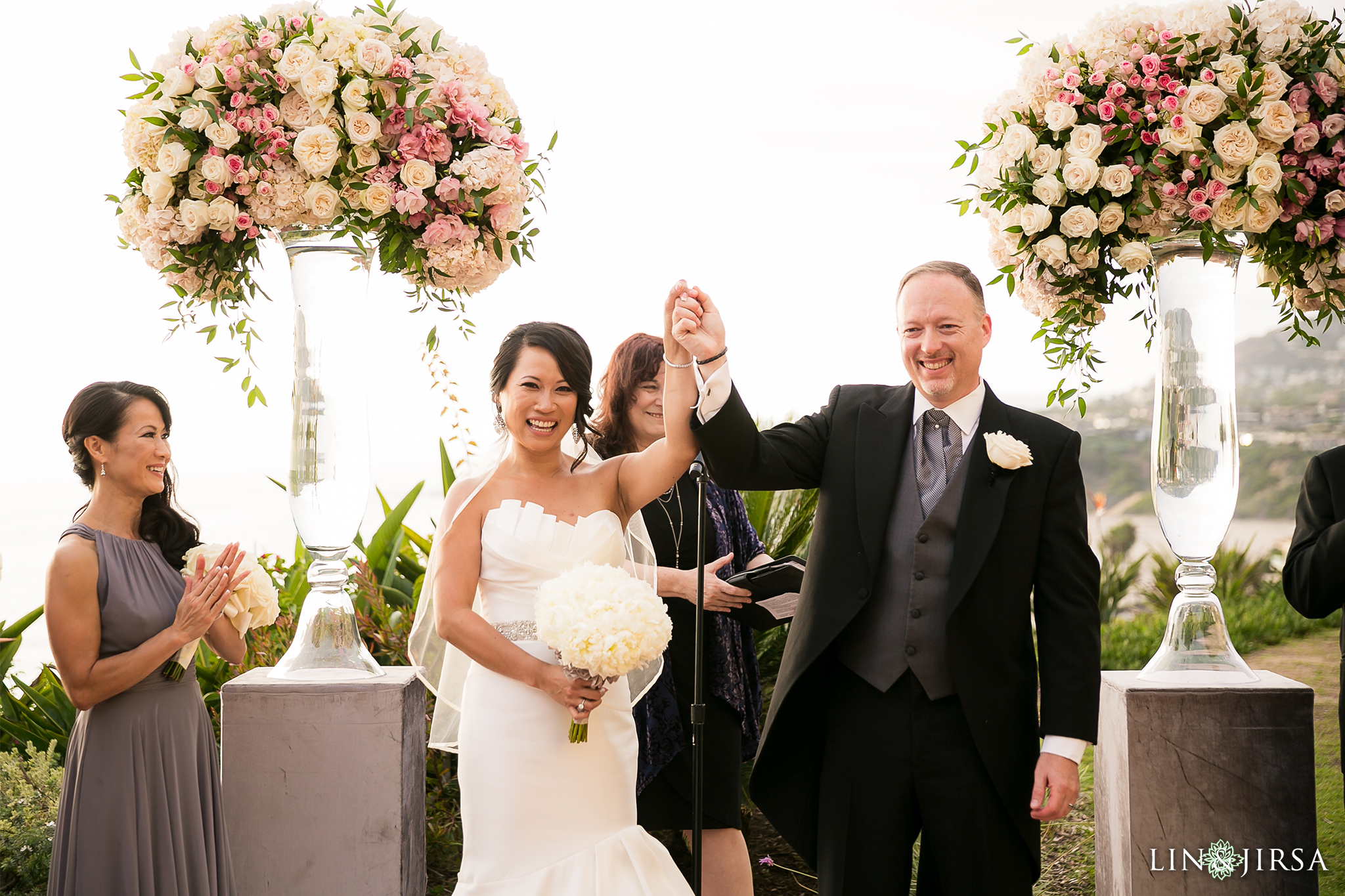 JUST MARRIED RITZ CARLTON LAGUNA NIGUEL ORANGE COUNTY WEDDING PLANNER