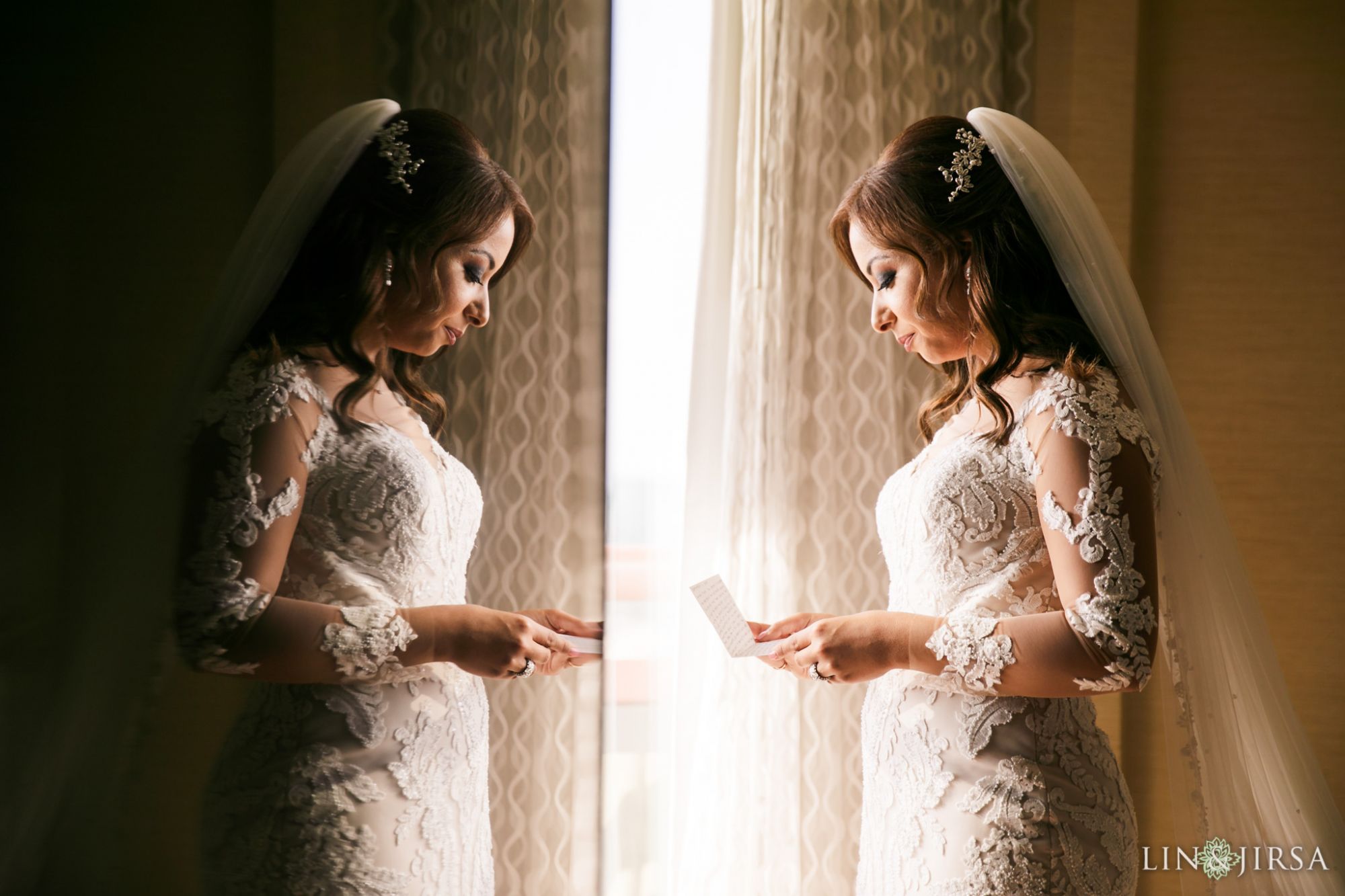 Marriott Hotel San Diego Wedding Photography Bride Card