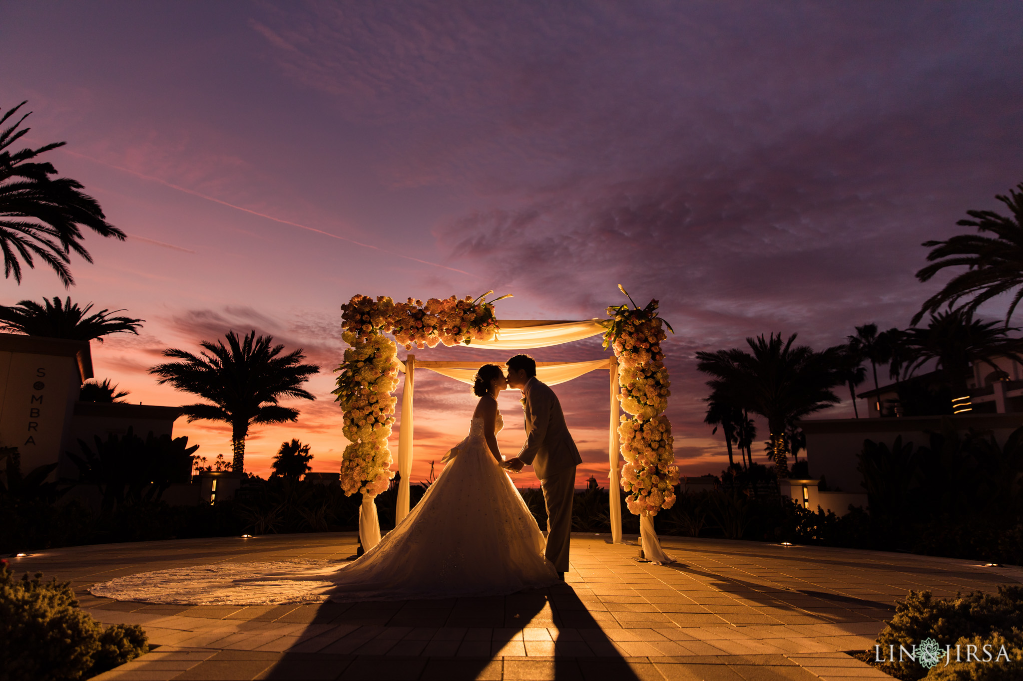 Master Plans Events Monarch Beach Resort Hotel Wedding Photography night shot