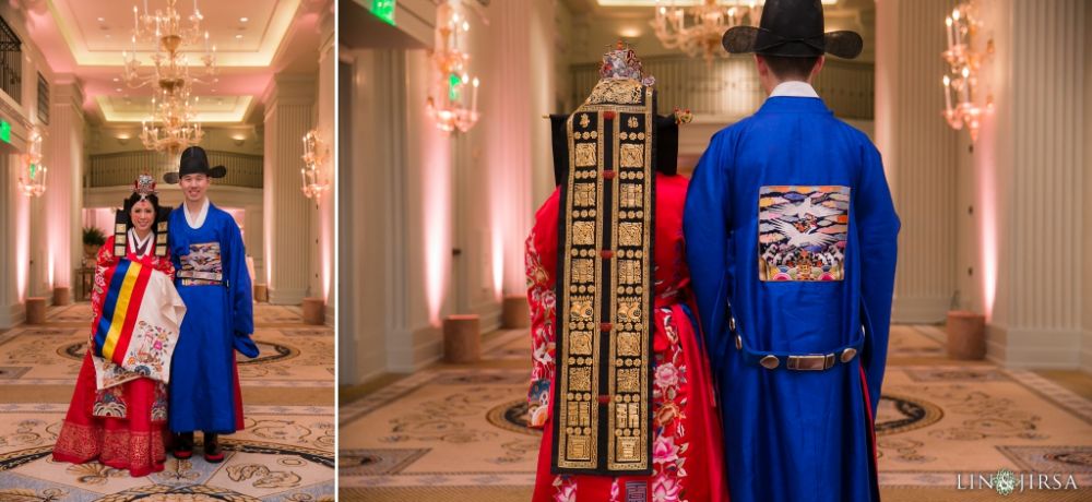 Los Angeles Korean wedding photographer Koreatown Pyebaek ceremony