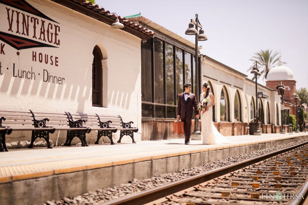 Train Station Los Rios District Serra Plaza San Juan Capistrano Wedding Venue