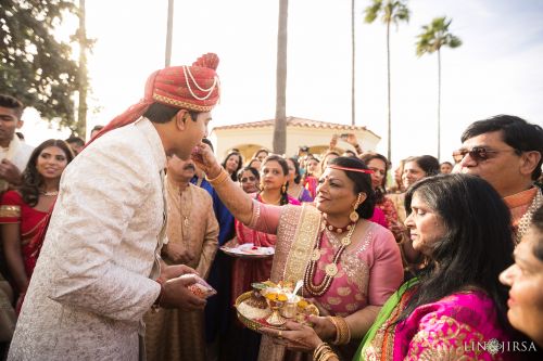 Varmala Ceremony Ritz Carlton Laguna Niguel Wedding Photography