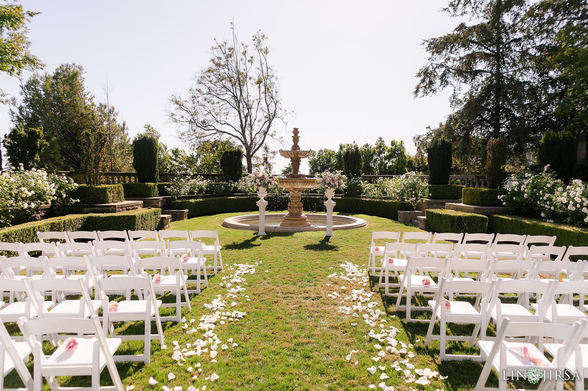 Wedding Ceremony Greystone Mansion LA Wedding Venue