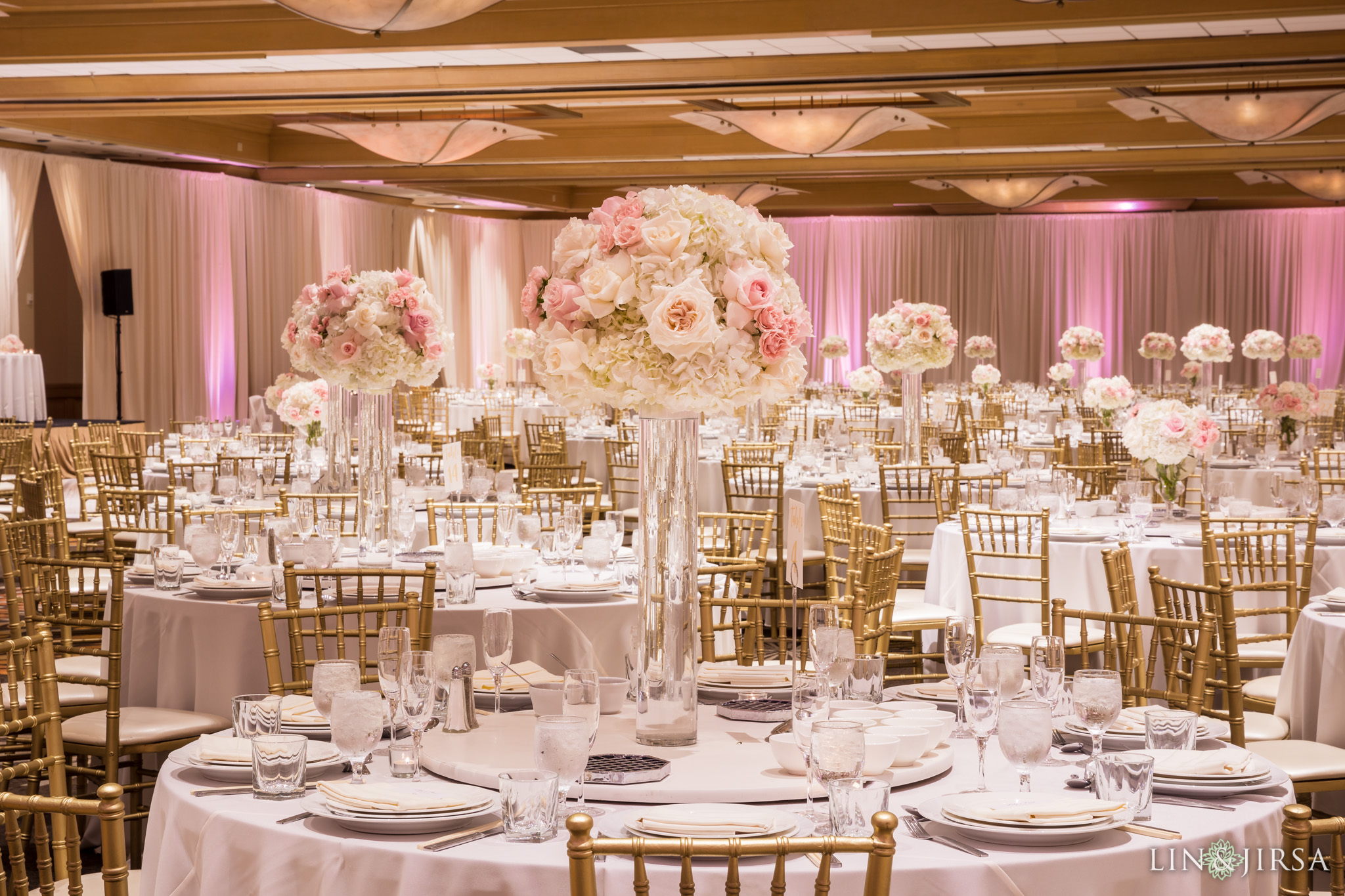 Wedding Florals Hilton Costa Mesa Wedding B Spoke Events OC Wedding Planners