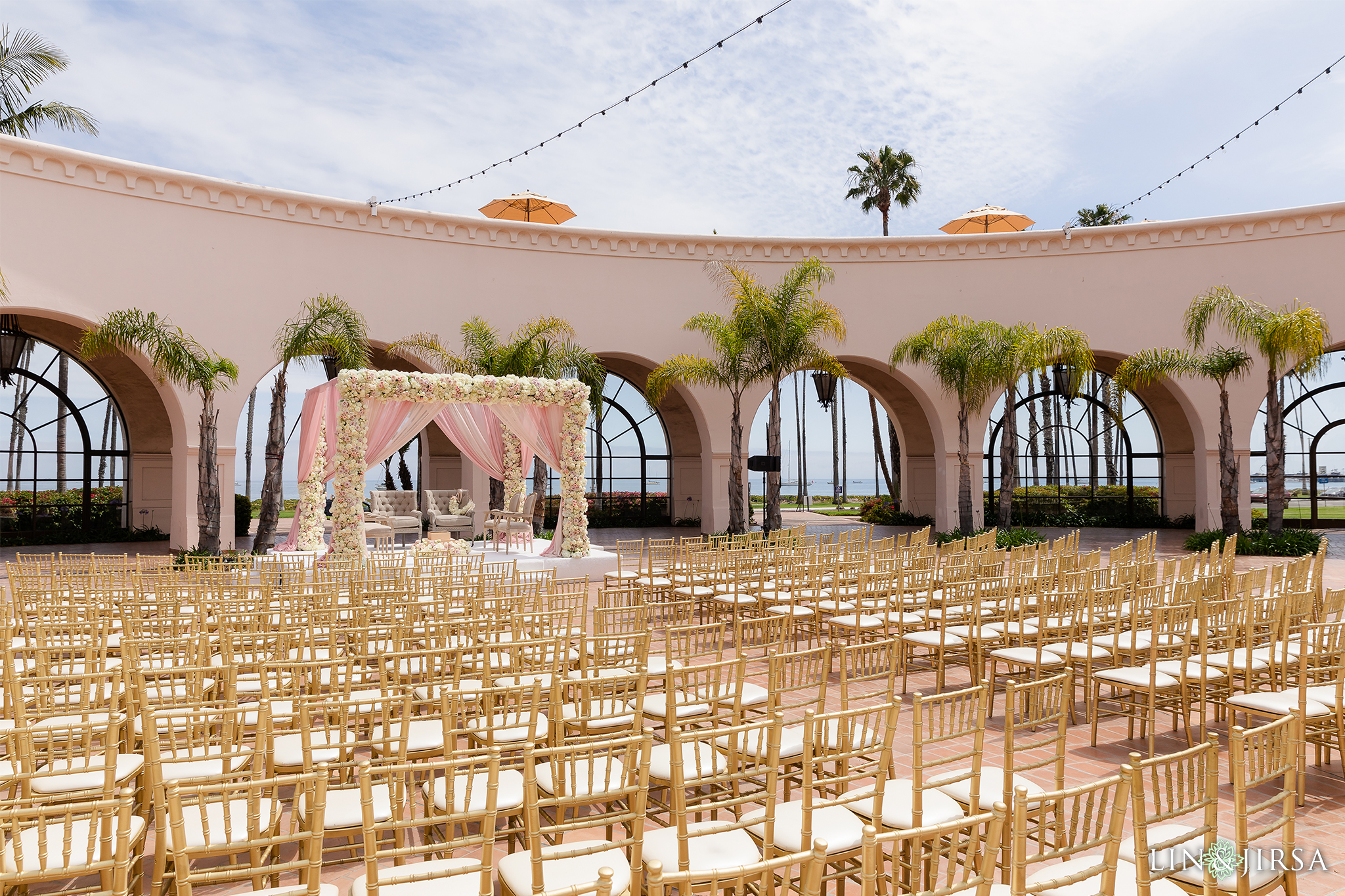 Wedding Mandap Hilton Santa Barbara Hindu Ceremony