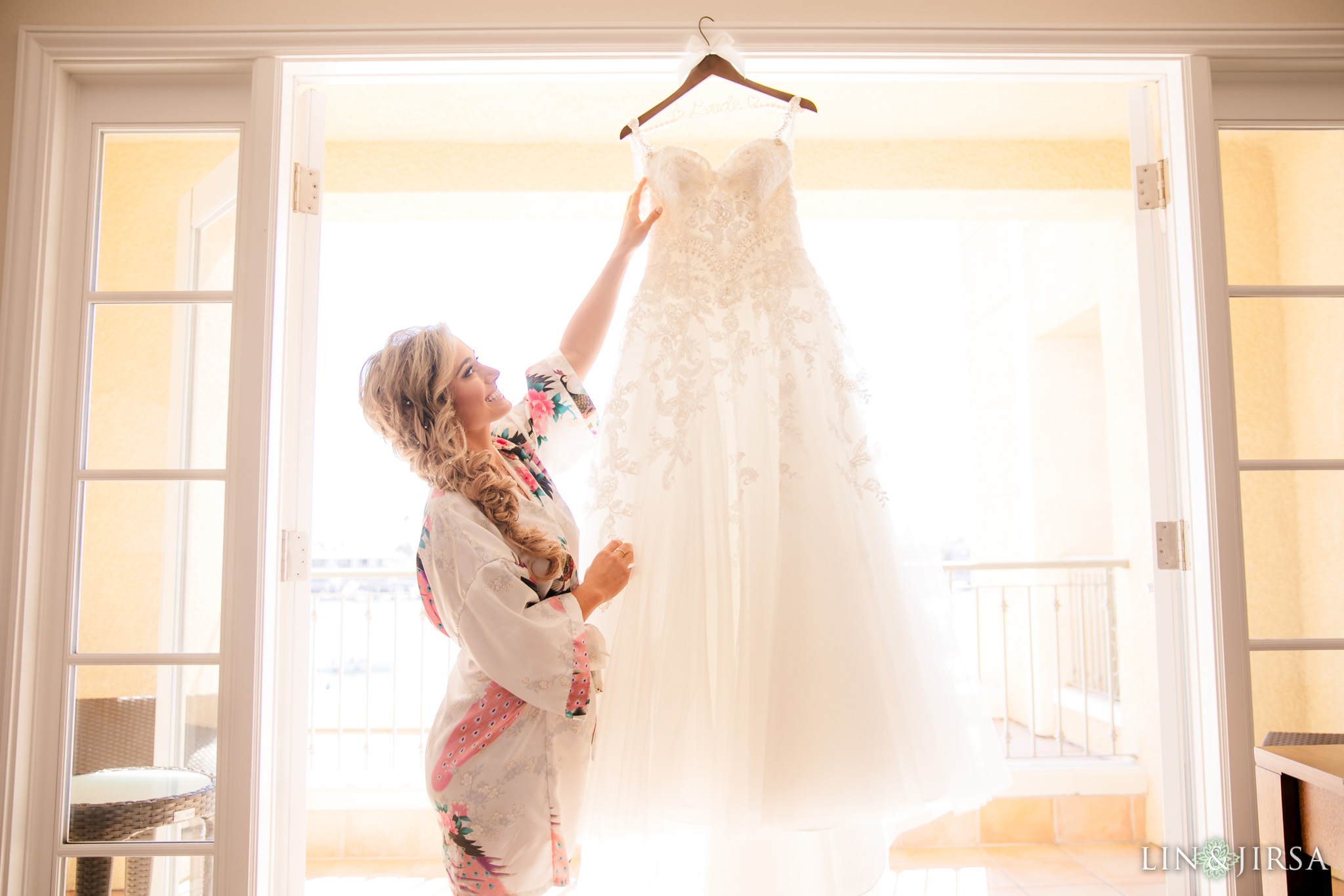 balboa bay wedding newport photography dress