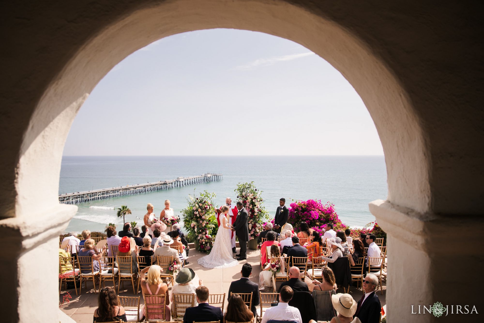 casa romantica san clemente wedding photography ceremony