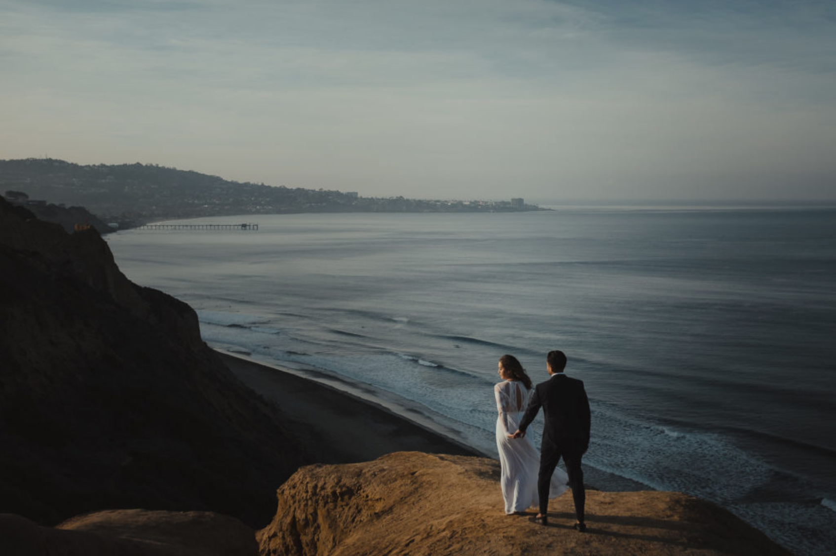 dark and moody wedding photography portraits 07