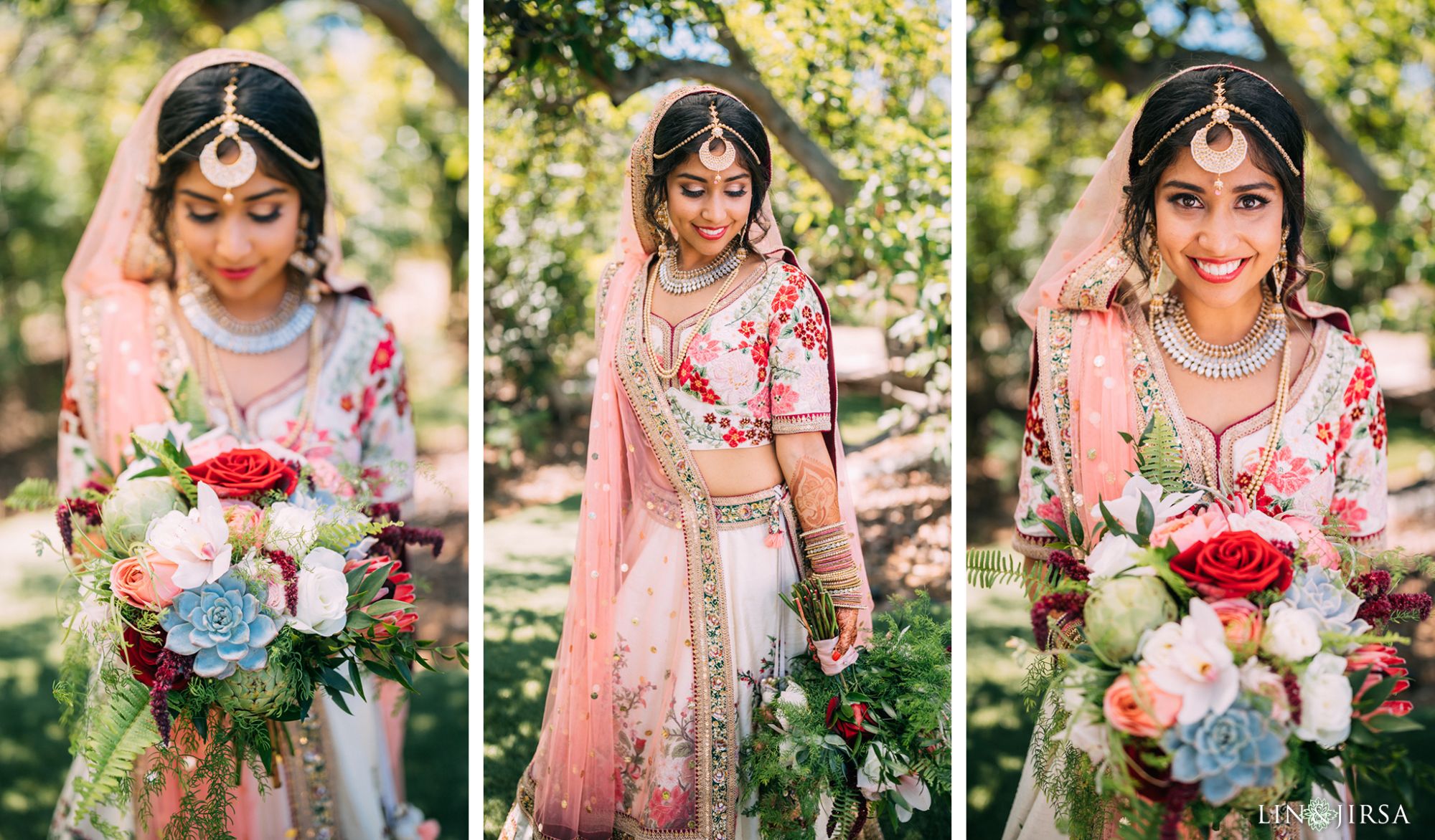 ethereal open air resort san diego indian wedding photography indian bridal attire