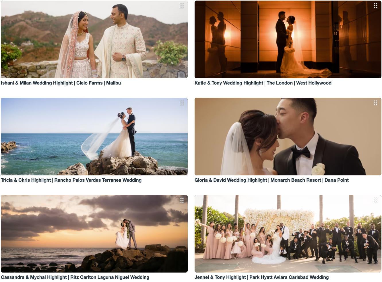 los angeles wedding videography 1