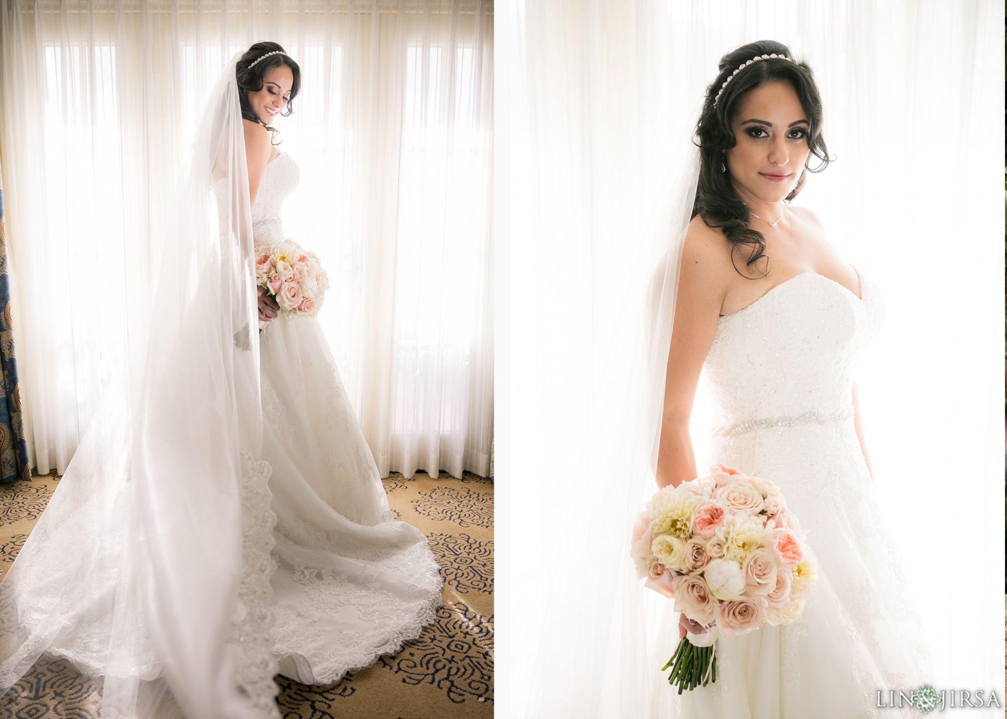 omni la costa resort persian wedding photography bride portrait