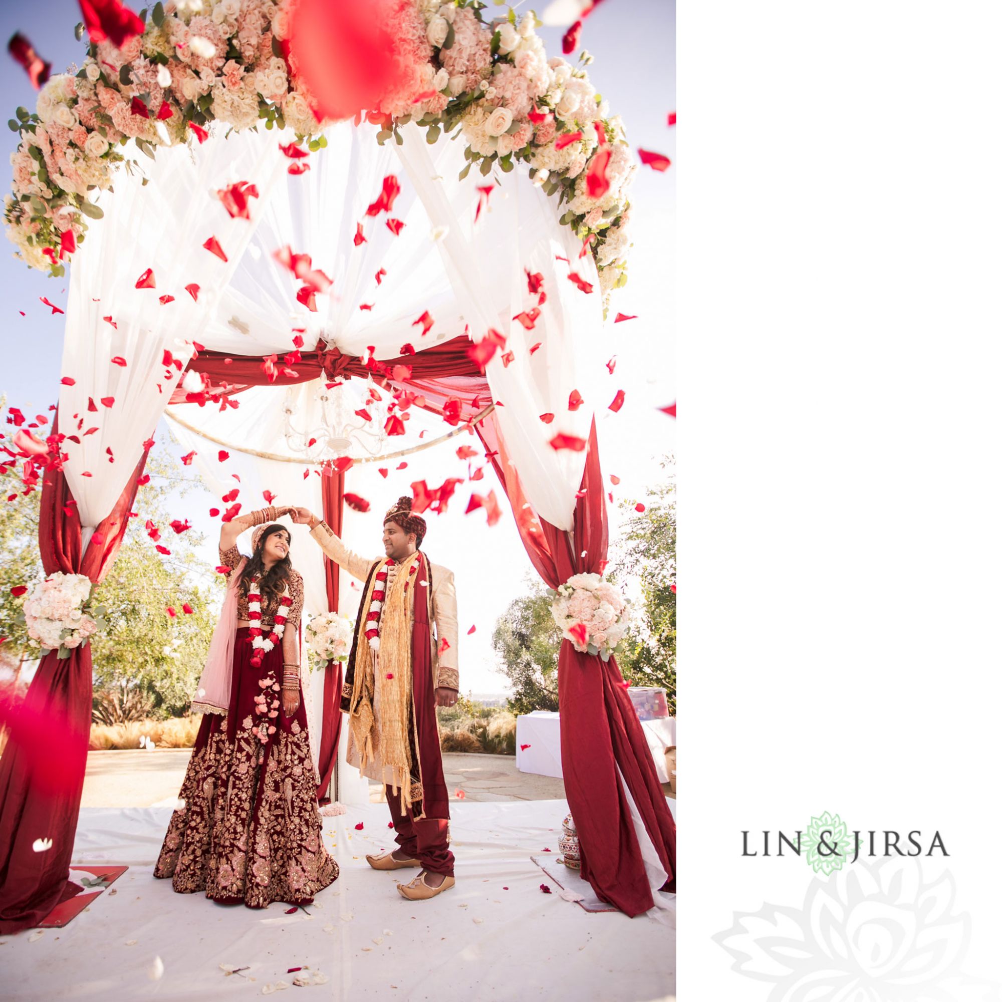 sheraton carlsbad resort indian wedding photography ceremony portrait