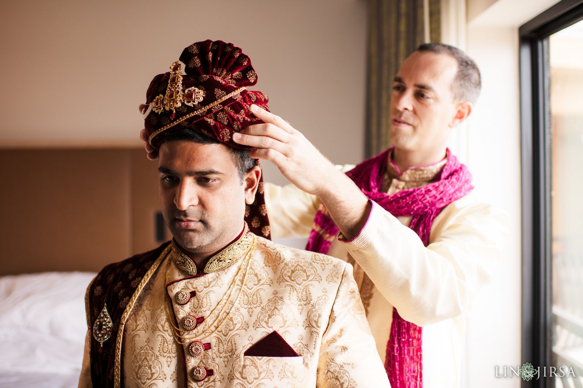 sheraton carlsbad resort indian wedding photography groom prep
