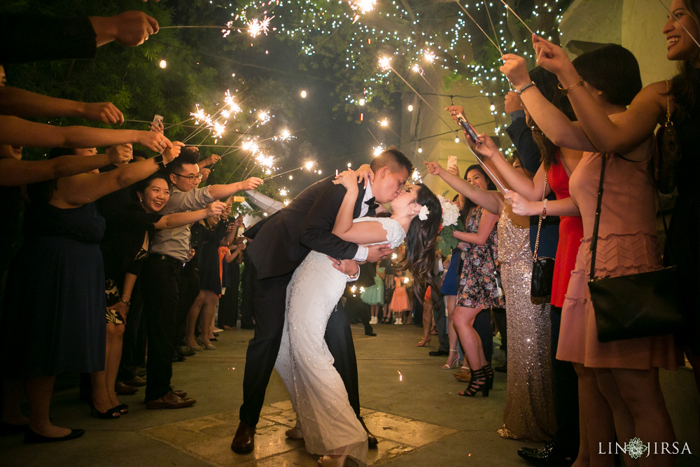 sparkler exit wedding