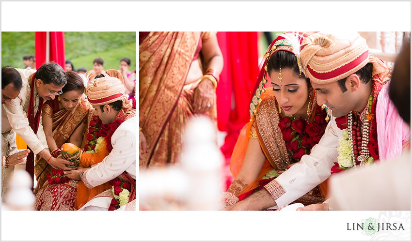 the ritz carlton half moon bay indian wedding photographer ceremony