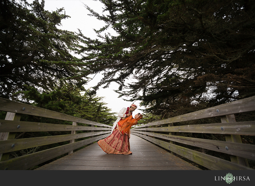 the ritz carlton half moon bay indian wedding photographer couple session