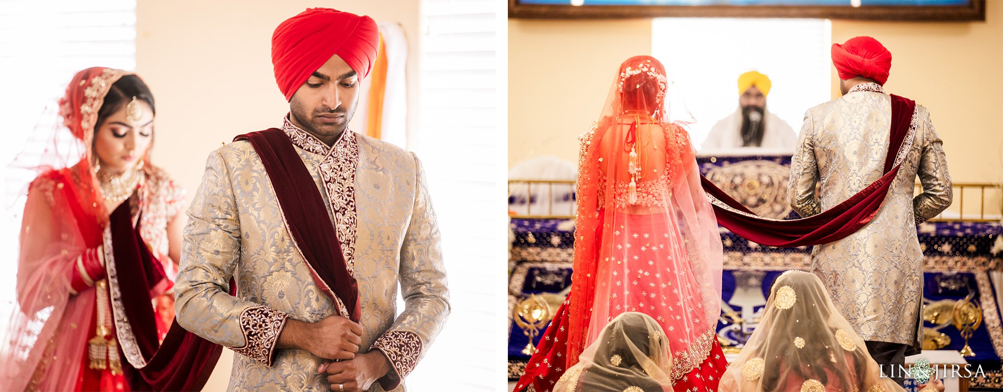 wedding ceremony Sikh Gurdwara San Jose