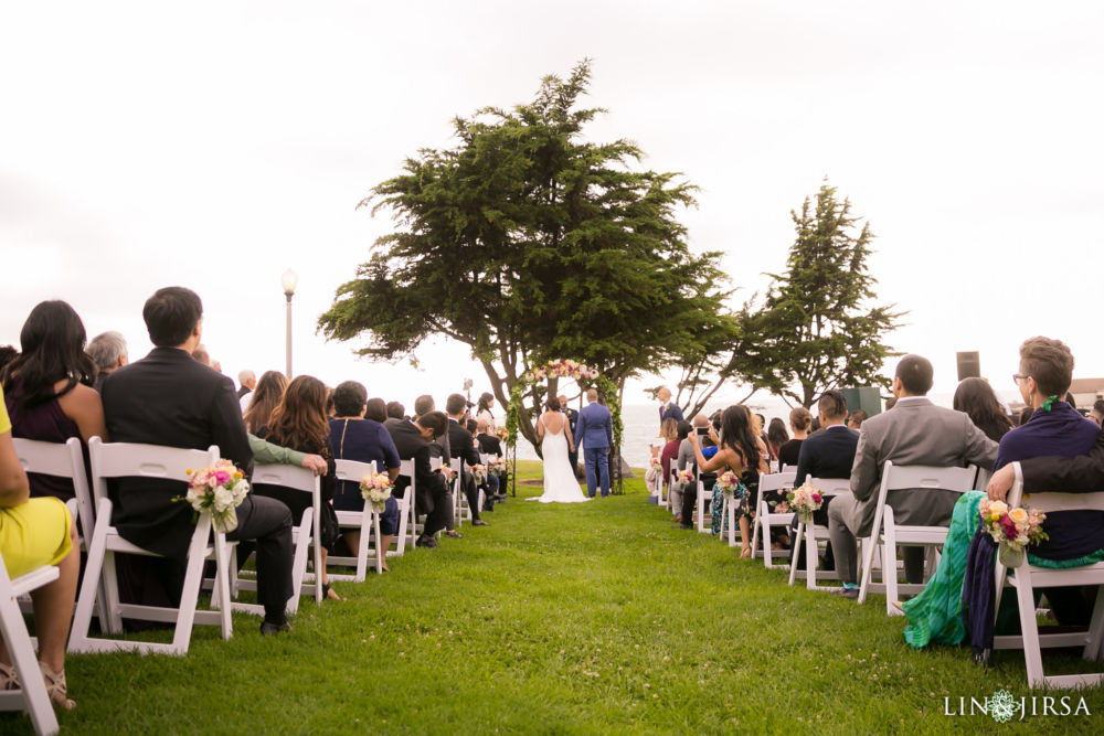 wedding ceremony at redondo beach library